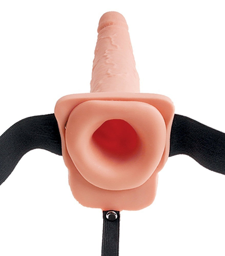 Fallo strap on dildo squirting cock hollow 9 with balls