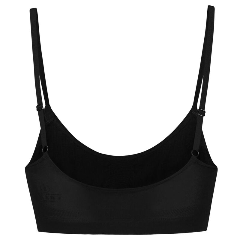 BYE-BRA - REGGISENO SOSTEGNO MEDIO SENZA CUCITURE NERO TAGLIA XL