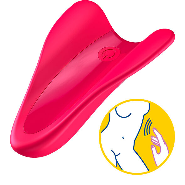 SATISFYER - HIGH FLY DITALE STIMOLATORE FUCSIA