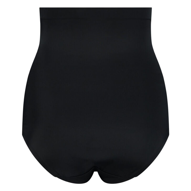 BYE-BRA - SLIP A VITA ALTA SENZA CUCITURE MODELLO PANTIES NERO TAGLIA XXL