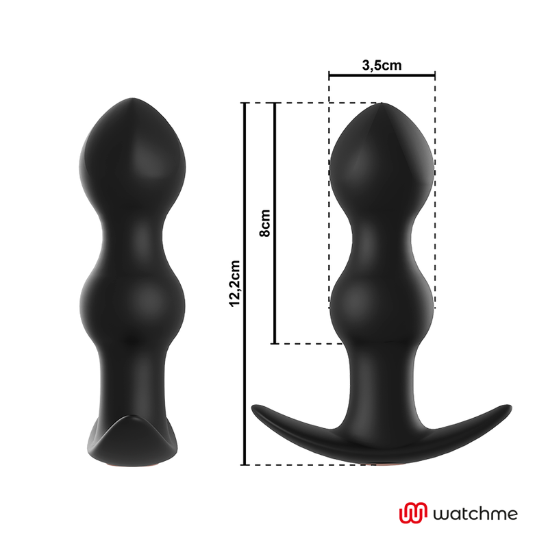ANBIGUO - TIBERIO PLUG ANALE VIBRANTE CON TECNOLOGIA WIRELESS WATCHME