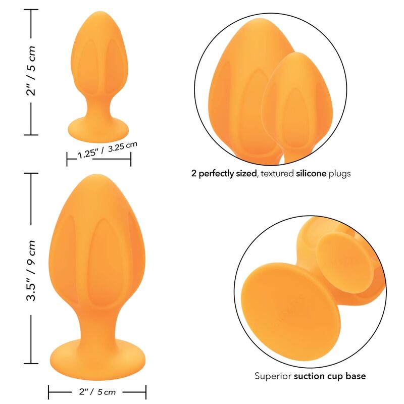 CALEXOTICS - CHEEKY BUTTPLUG ARANCIO