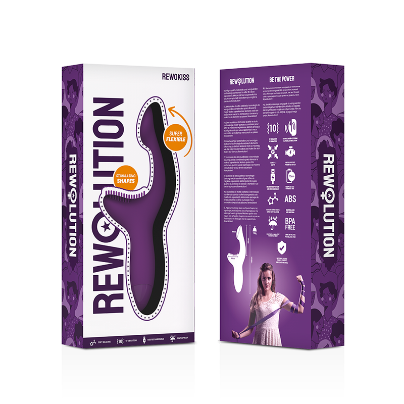 REWOLUTION - REWOKISS VIBRATORE STIMOLATORE PUNTO A