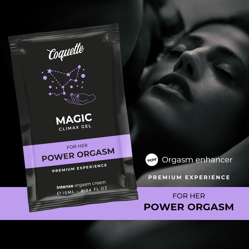 COQUETTE CHIC DESIRE - POCKET MAGIC CLIMAX GEL PER LEI GEL MIGLIORATORE DELL'ORGASMO 10 ML