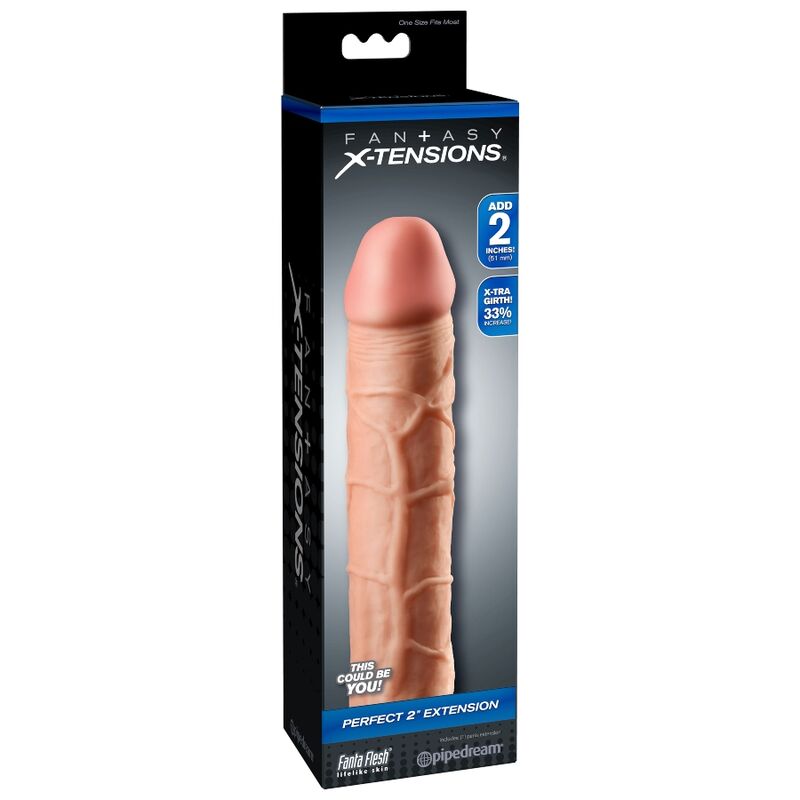 PROLUNGA PENE +5 CM, AUMENTO CIRCONFERENZA 33%, MATERIALE ULTRA-REALISTICO
