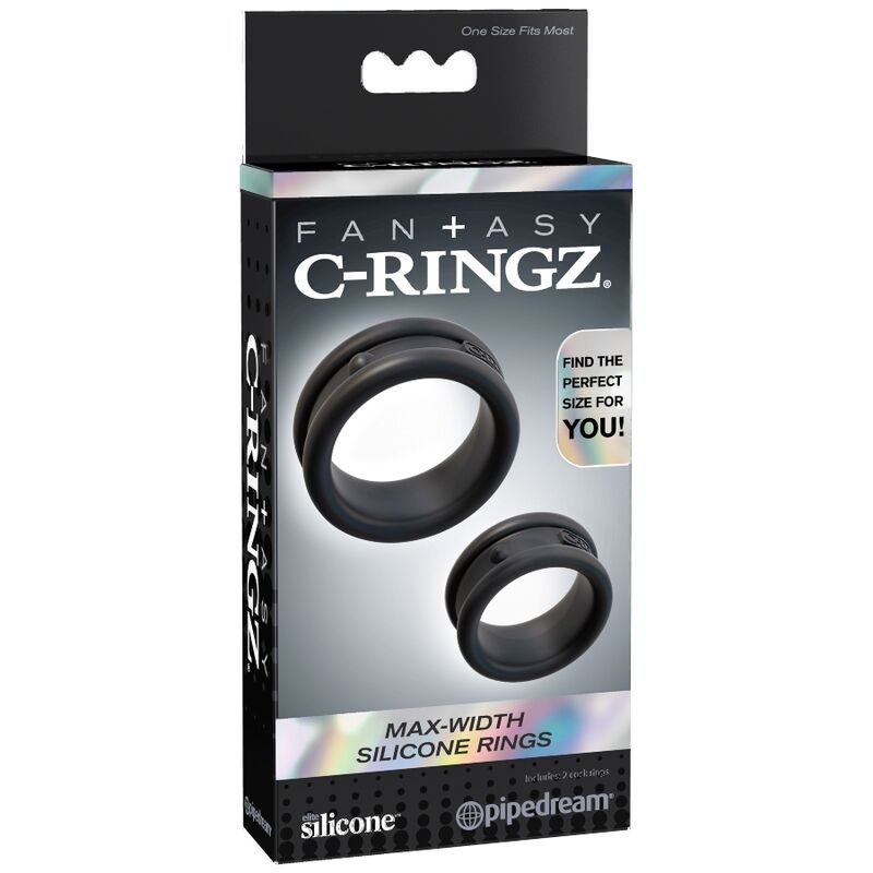 FANTASY C-RINGZ - MAX WIDHT ANELLI PENE IN SILICONE