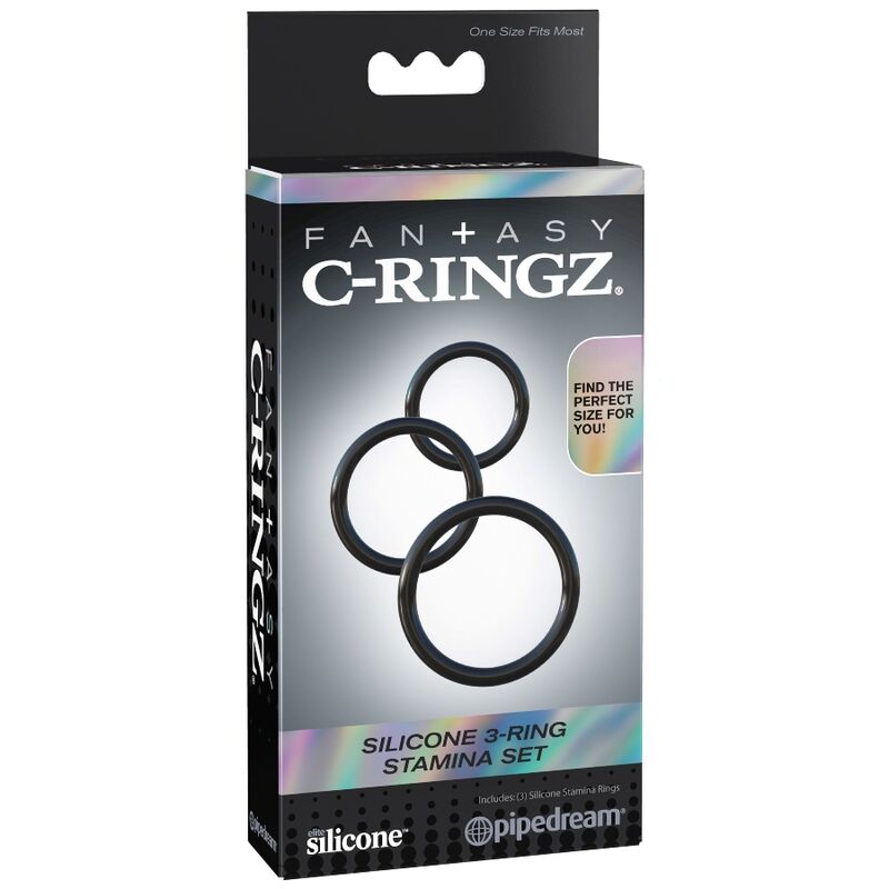 FANTASY C-RINGZ - STAMINA SET SET 3 ANELLI IN SILICONE