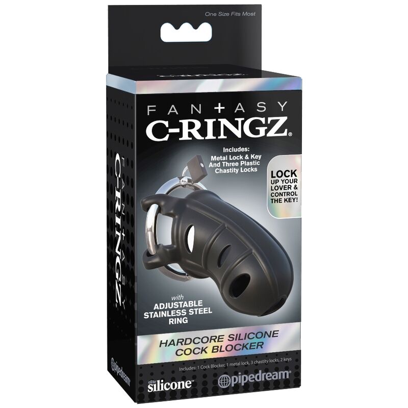FANTASY C-RINGZ - HARDCORE GABBIA PENE IN SILICONE