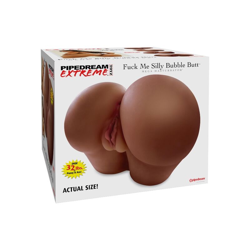 EXTREME TOYZ - MASTURBATORE REALISTICO CON ANO E VAGINA COLORE SCURO 14 KG