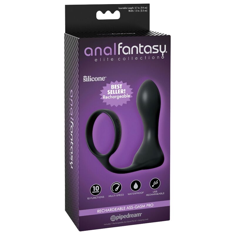 ANAL FANTASY ELITE COLLECTION- ASS-GASM PRO ANELLO RICARICABILE