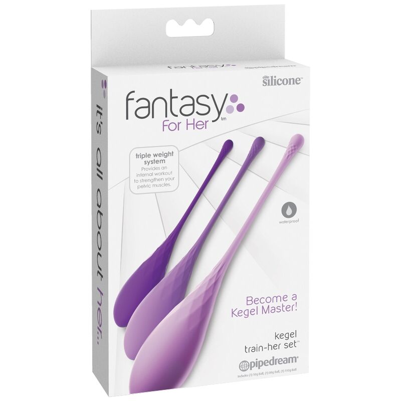 SET DI ALLENAMENTO PELVICO, SILICONE MORBIDO, IMPERMEABILE