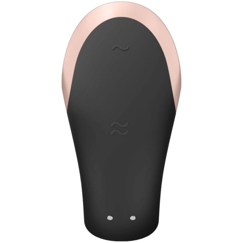 SATISFYER - DOUBLE LOVE LUXURY VIBRATORE DI COPPIA NERO