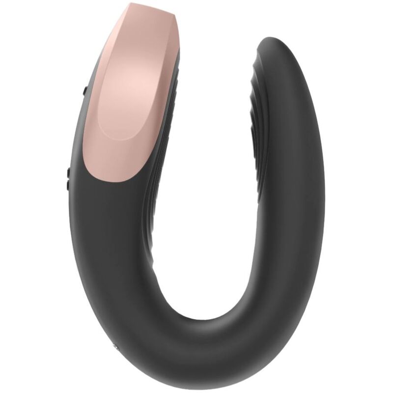 SATISFYER - DOUBLE LOVE LUXURY VIBRATORE DI COPPIA NERO