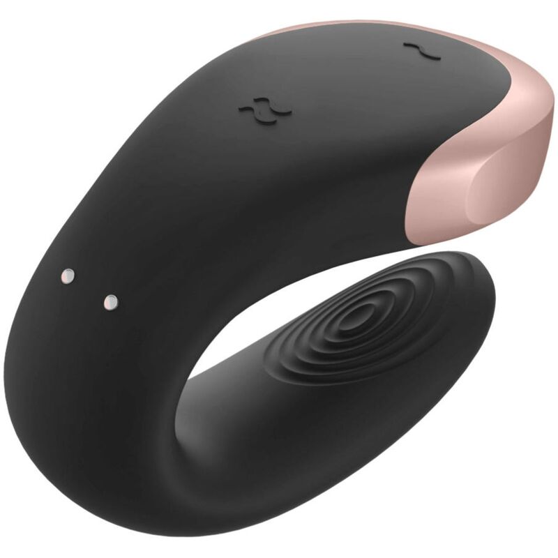 SATISFYER - DOUBLE LOVE LUXURY VIBRATORE DI COPPIA NERO