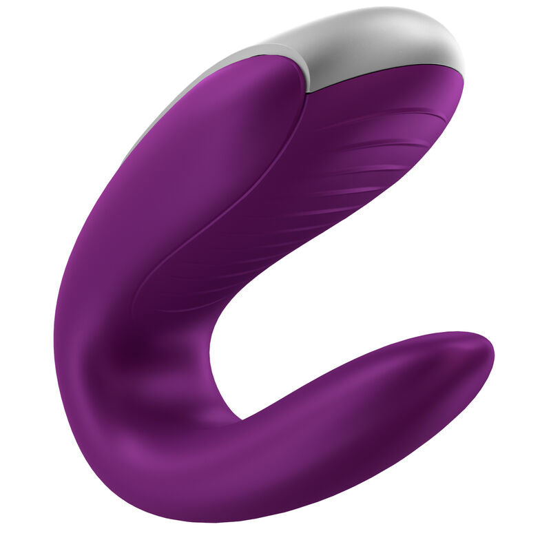 SATISFYER - VIBRATORE DI COPPIA DOUBLE FUN VIOLA