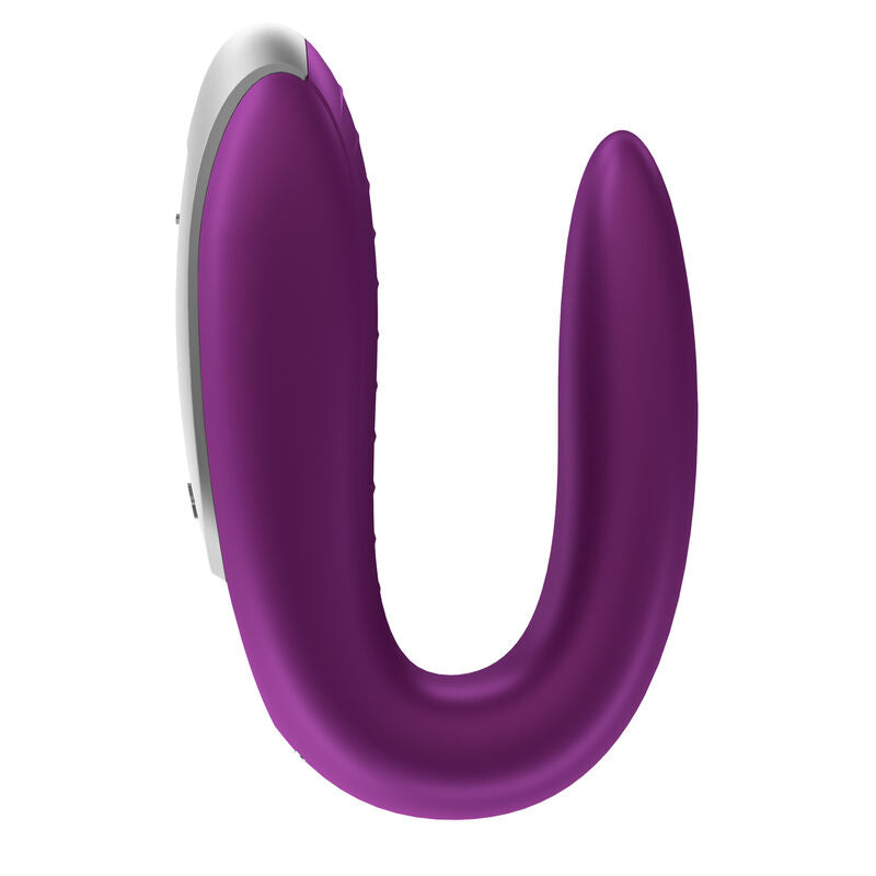 SATISFYER - VIBRATORE DI COPPIA DOUBLE FUN VIOLA