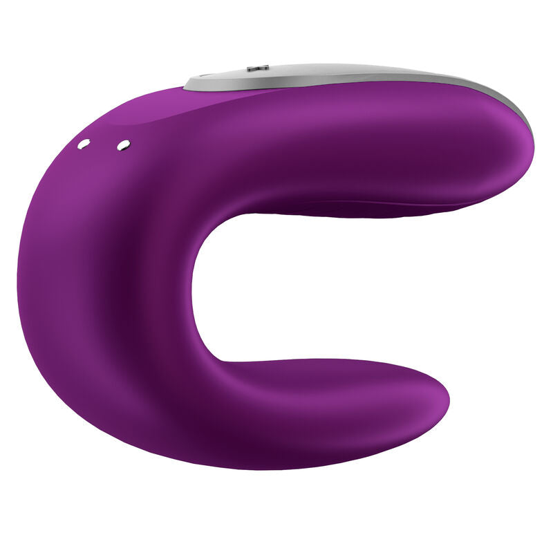 SATISFYER - VIBRATORE DI COPPIA DOUBLE FUN VIOLA