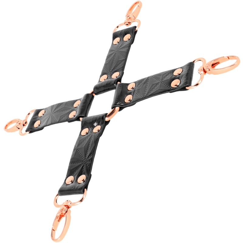 BEGME - BLACK EDITION HOG TIE IN PELLE VEGANA