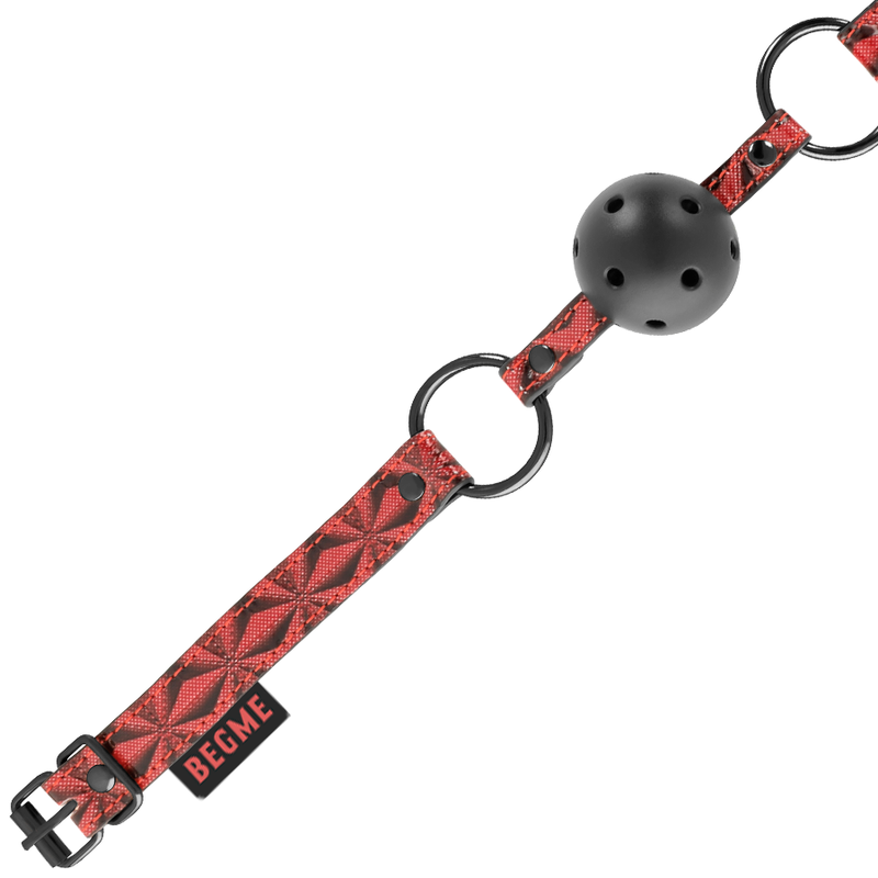 BEGME RED EDITION - GAG IN PELLE VEGANA