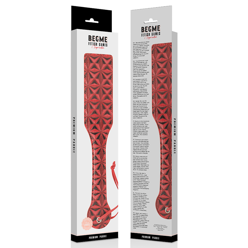 BEGME - RED EDITION PADDLE IN PELLE VEGANA