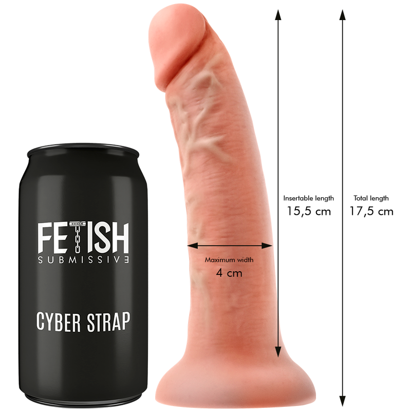FETISH SUBMISSIVE CYBER STRAP - IMBRACATURA CON DILDO E BULLET CON TELECOMANDO MISURA S COMPATIBILE CON WATCHME
