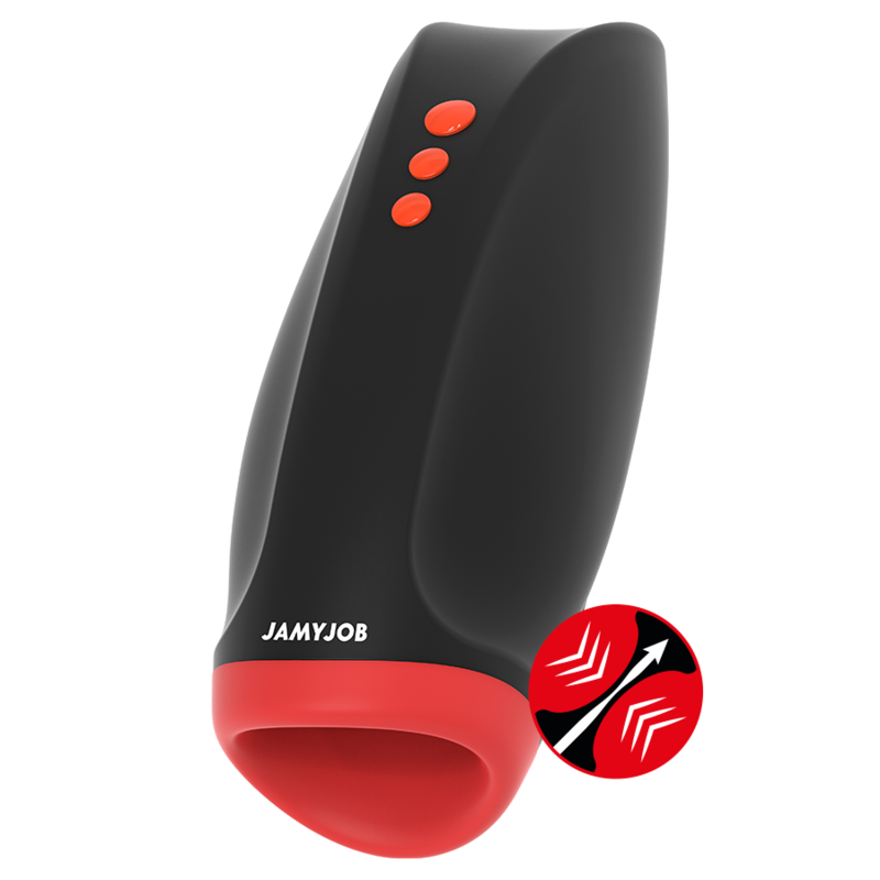 JAMYJOB - NOVAX MASTURBATORE CON VIBRAZIONE E COMPRESSIONE