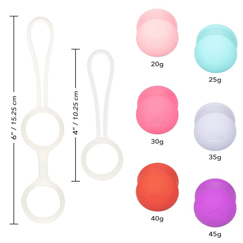CALEXOTICS - SHE-OLOGY SET PALLINE DI KEGEL INTERCAMBIABILI