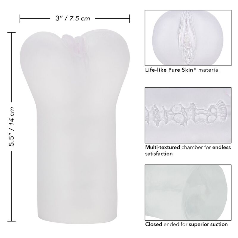 CALEXOTICS - BOUNDLESS MASTURBATORE CON VAGINA TRASPARENTE