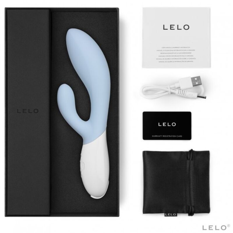 LELO - INA 3 LUXURY VIBRATORE RABBIT CELESTE