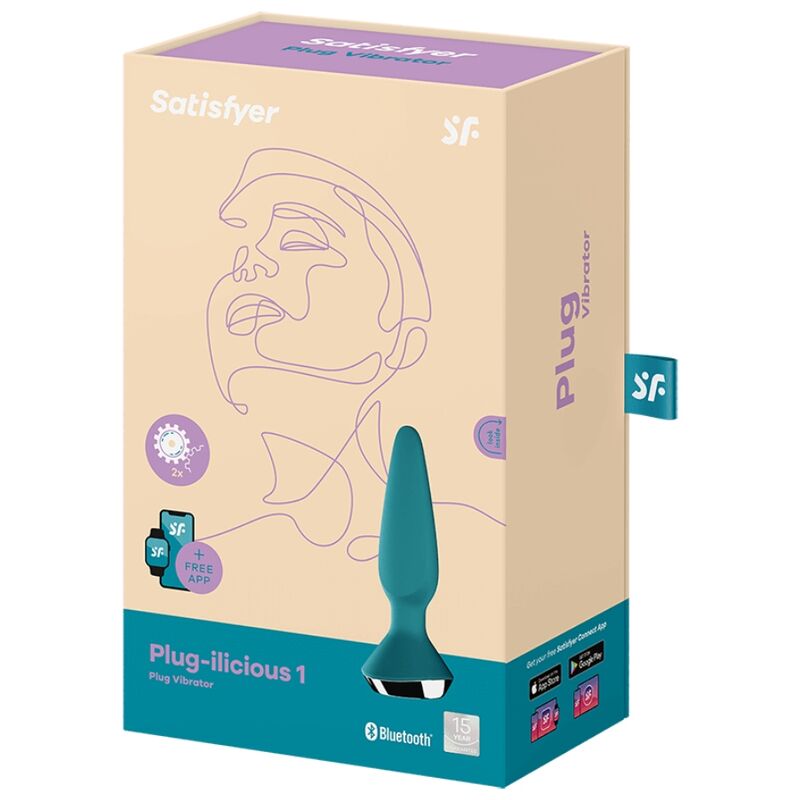 SATISFYER - PLUG VIBRANTE ILICIOUS 1 VERDE