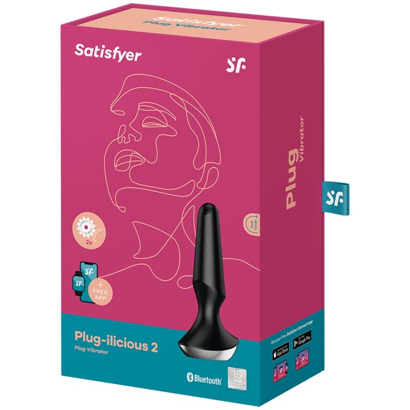 SATISFYER - ILICIOUS 2 PLUG VIBRANTE NERO