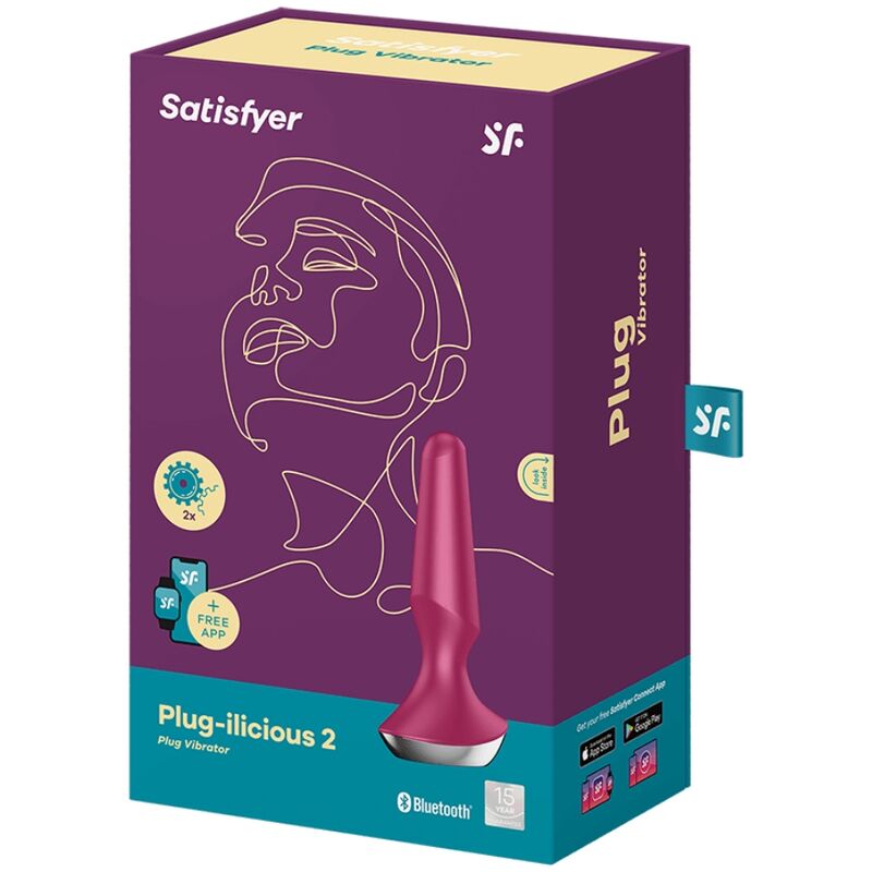 SATISFYER - PLUG VIBRANTE ILICIOUS 2 VIOLA