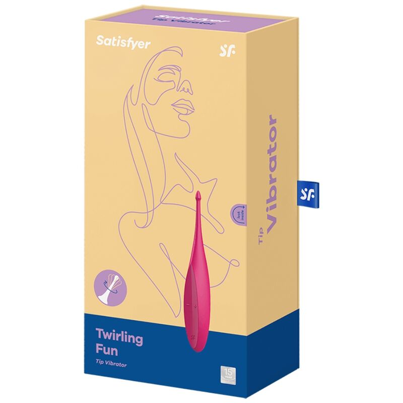 SATISFYER - TWIRLING FUN VIBRATORE CON PUNTA ROTANTE ROSA