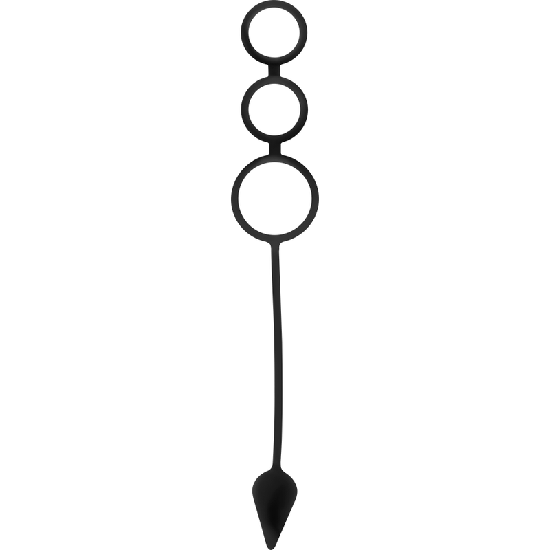 OHMAMA FETISH - ANELLO PER PENE E PLUG IN SILICONE