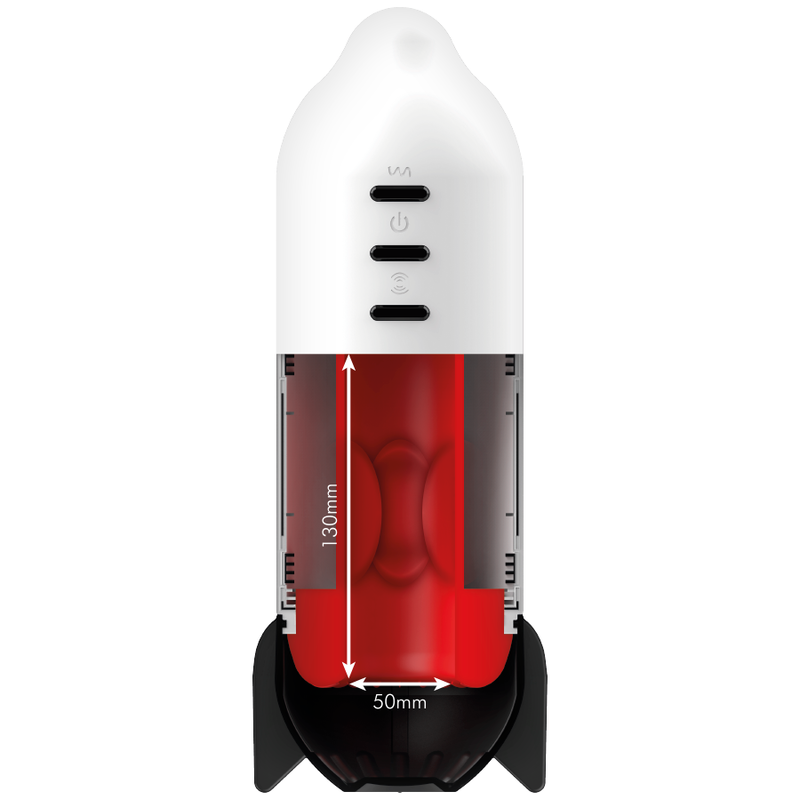 JAMYJOB - ROCKET MASTURBATORE CON TECNOLOGIA DI COMPRESSIONE MORBIDA E VIBRAZIONE