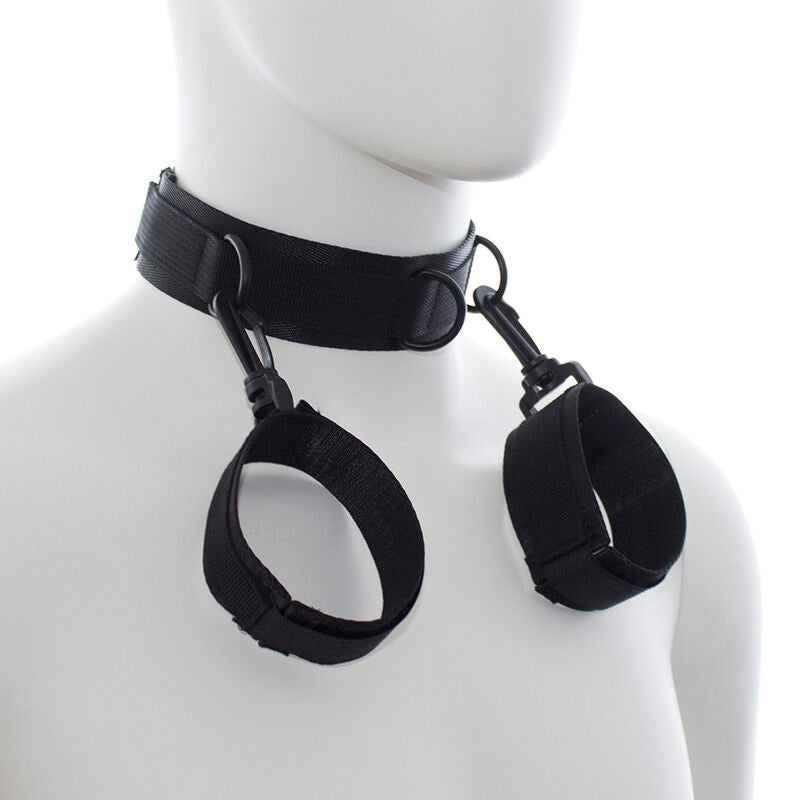 OHMAMA FETISH - MANETTE E COLLARE IN NYLON