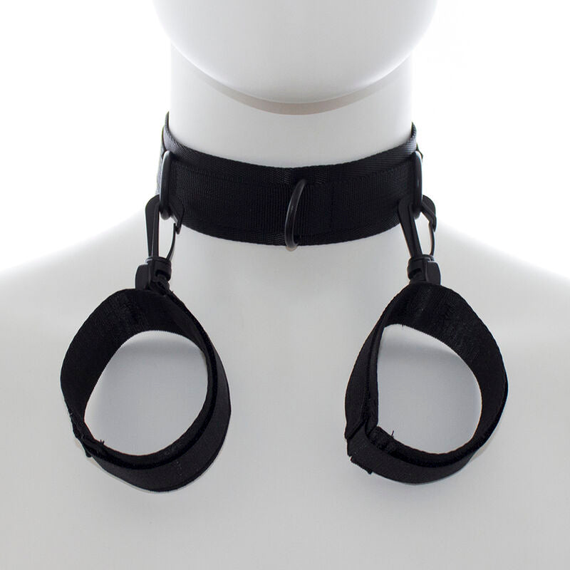 OHMAMA FETISH - MANETTE E COLLARE IN NYLON