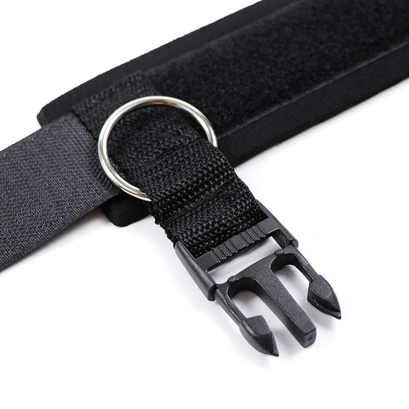 OHMAMA FETISH - CINTURINI PER POLSI CON CHIUSURA A STRAPPO IN NEOPRENE