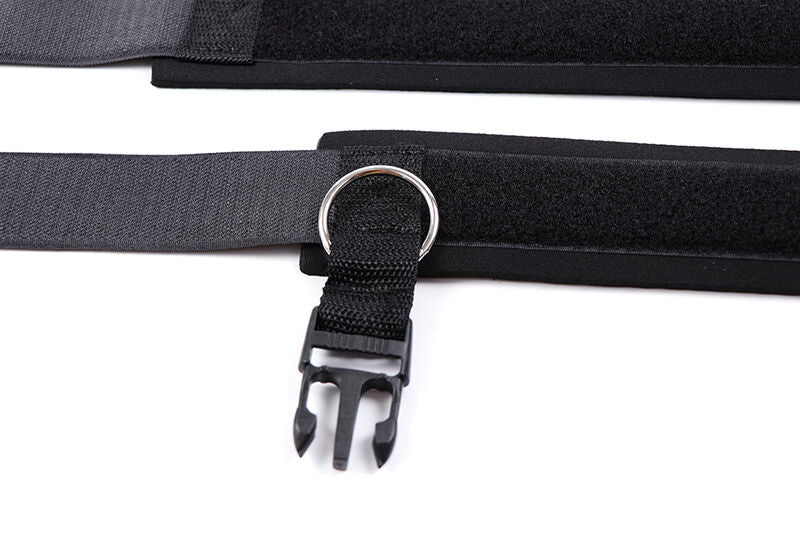 OHMAMA FETISH - CINTURINI PER POLSI CON CHIUSURA A STRAPPO IN NEOPRENE