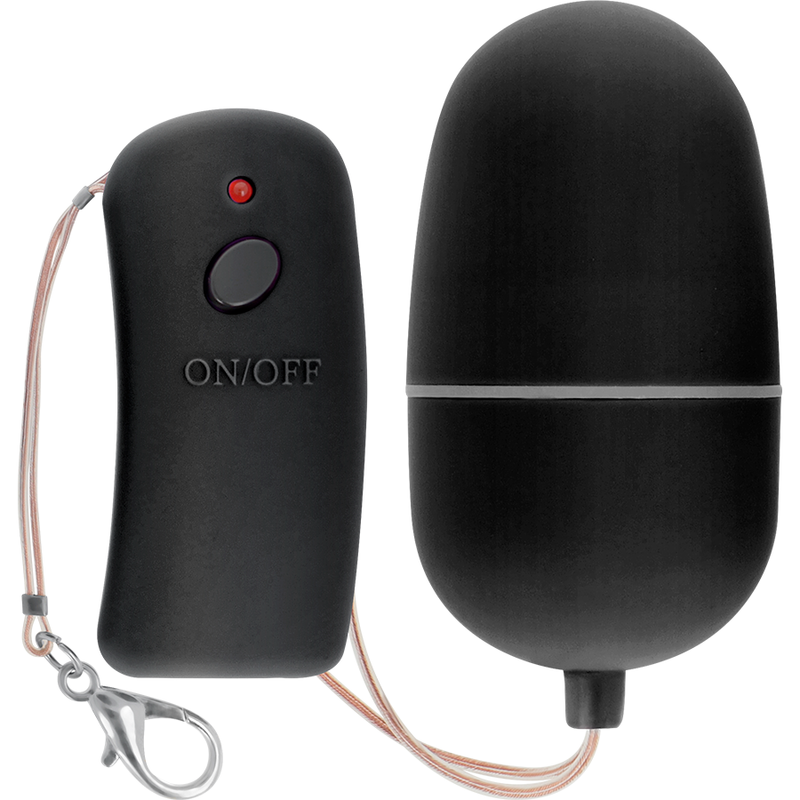 ONLINE - OVETTO VIBRANTE IMPERMEABILE CON TELECOMANDO NERO