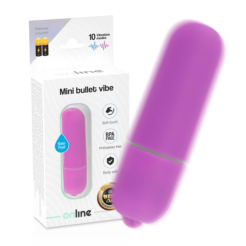 ONLINE - MINI BULLET VIBRANTE LILLA