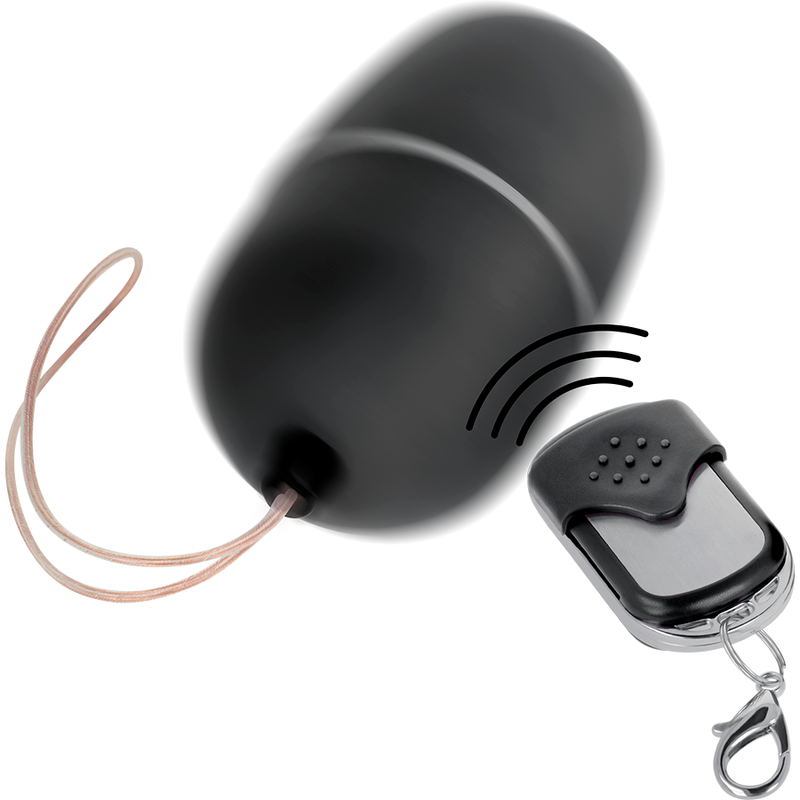 ONLINE - OVETTO VIBRANTE CON TELECOMANDO M NERO