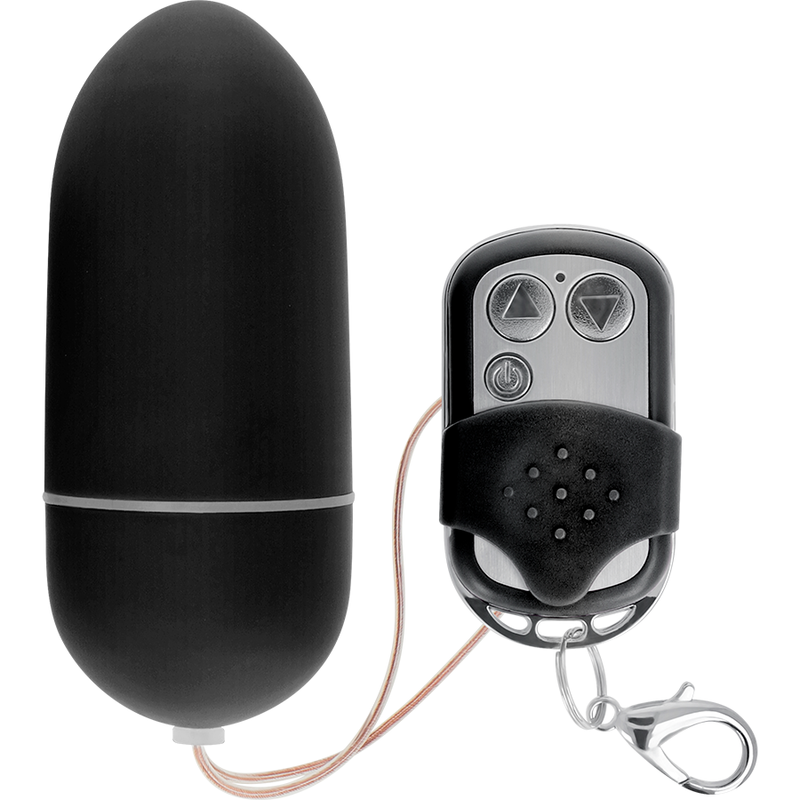 ONLINE - OVETTO VIBRANTE CON TELECOMANDO L NERO