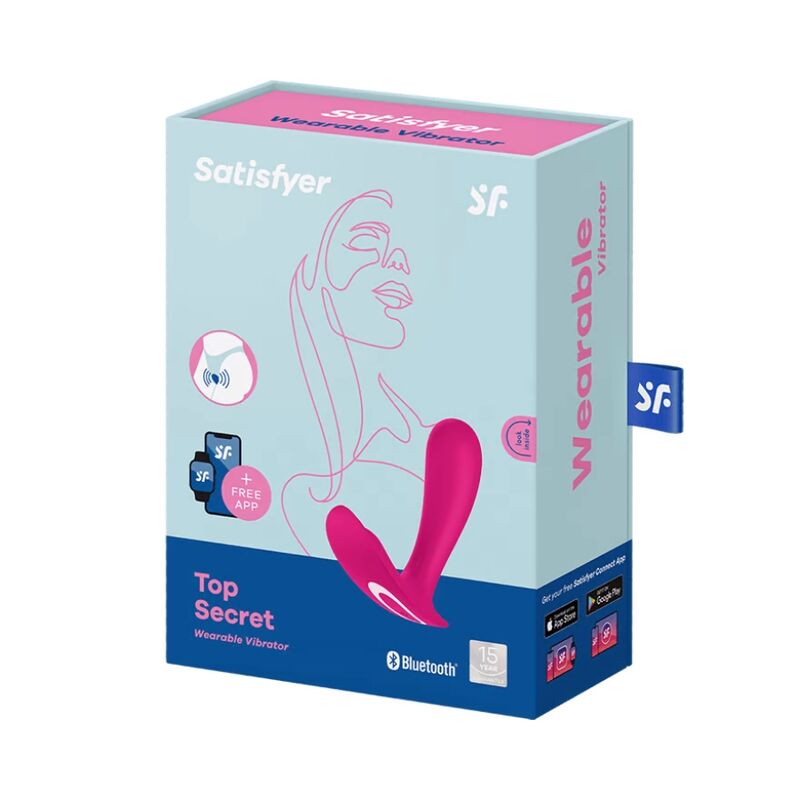 SATISFYER - TOP SECRET VIBRATORE CON APP ROSA