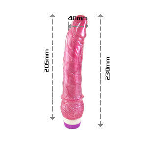 BAILE - VIBRATORE REALISTICO 23 CM ROSSO
