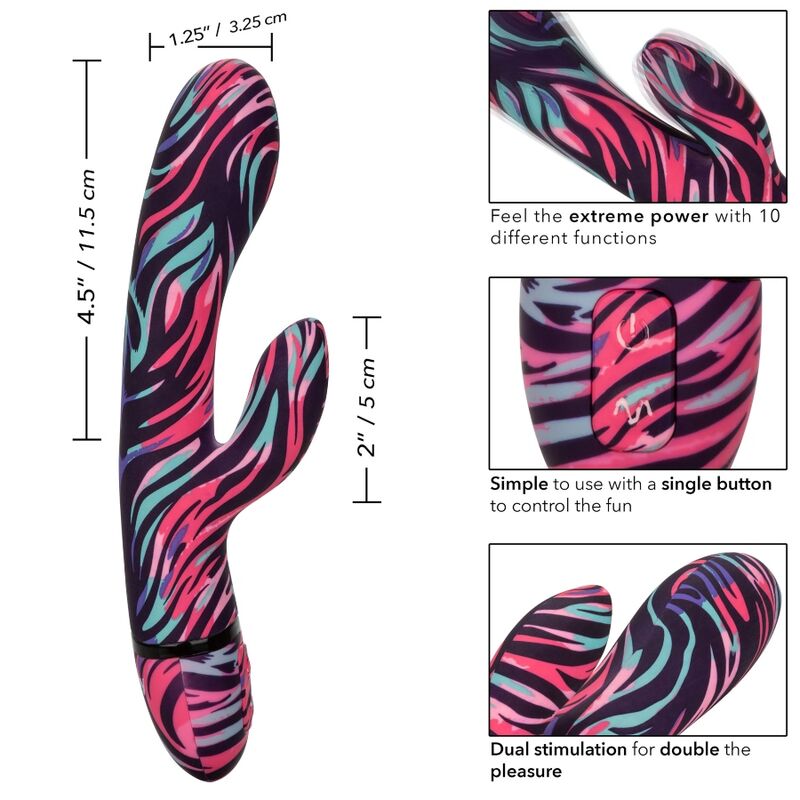 CALEXOTICS - MENAGE A MOI VIBRATORE WAND DOPPIO