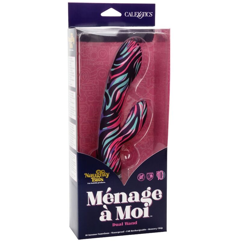CALEXOTICS - MENAGE A MOI VIBRATORE WAND DOPPIO