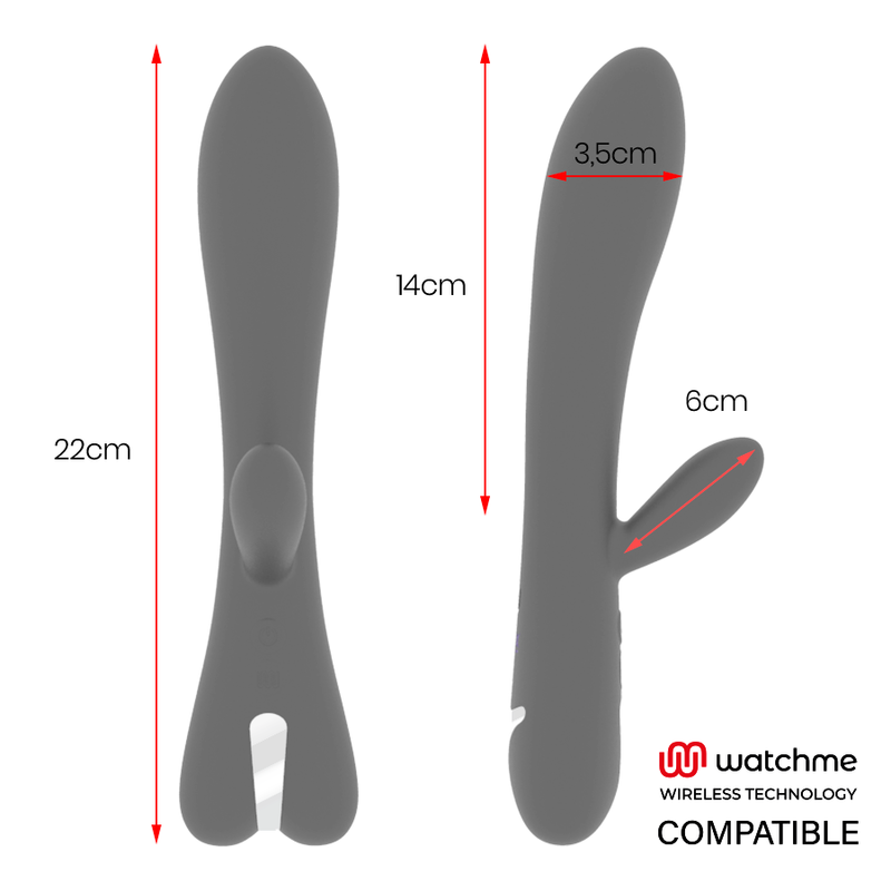 BRILLY GLAM - VIBRATORE ERIK COMPATIBILE CON LA TECNOLOGIA WIRELESS WATCHME