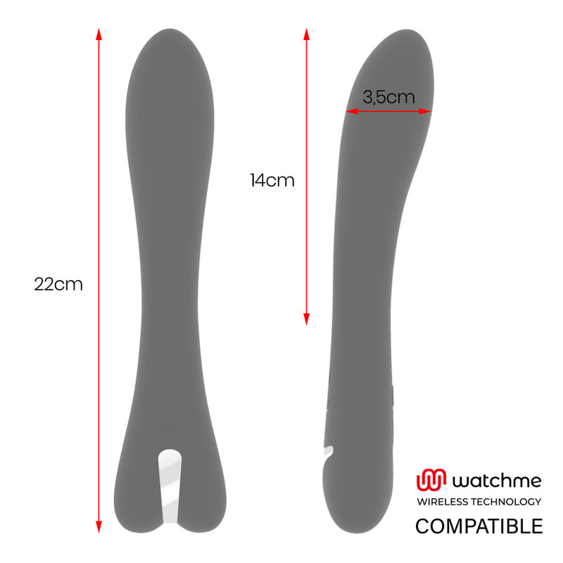 BRILLY GLAM - VIBRATORE RYAN COMPATIBILE CON LA TECNOLOGIA WIRELESS WATCHME