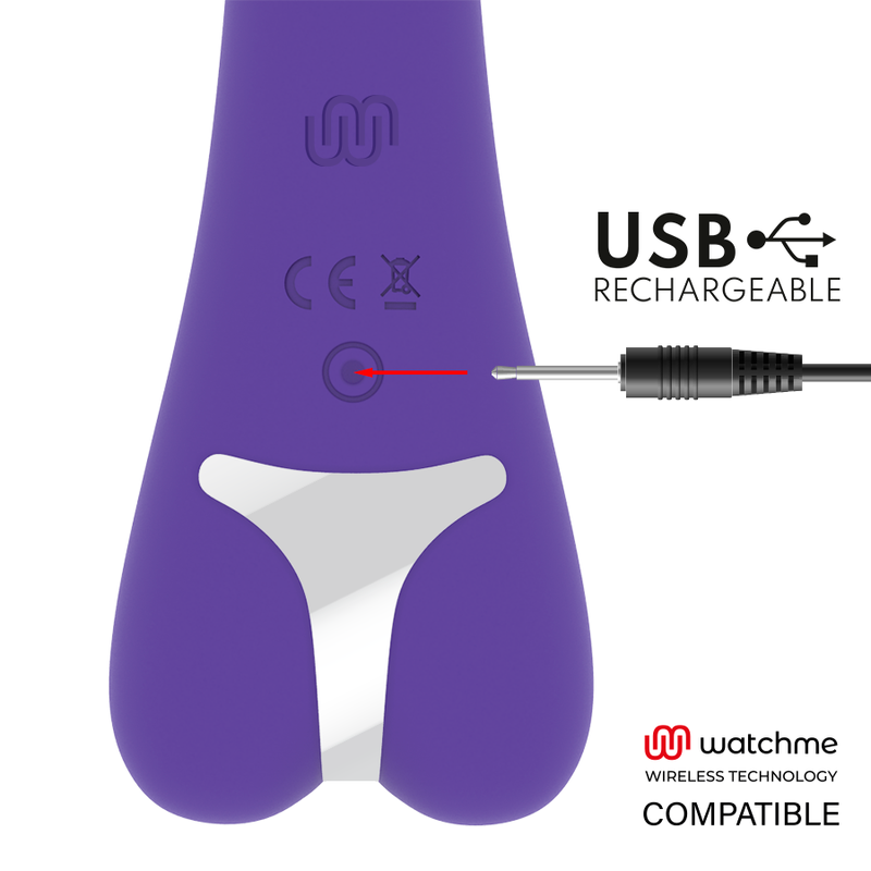MR BOSS - AITOR VIBRATORE RABBIT COMPATIBILE CON LA TECNOLOGIA WIRELESS WATCHME